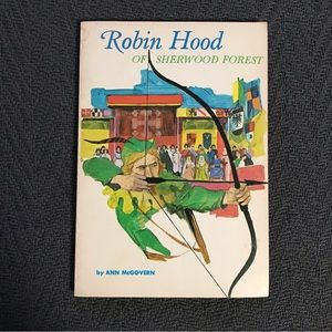 Vintage Robin Hood of Sherwood Forest Ann McGovern Scholastic 1968 Illustrated